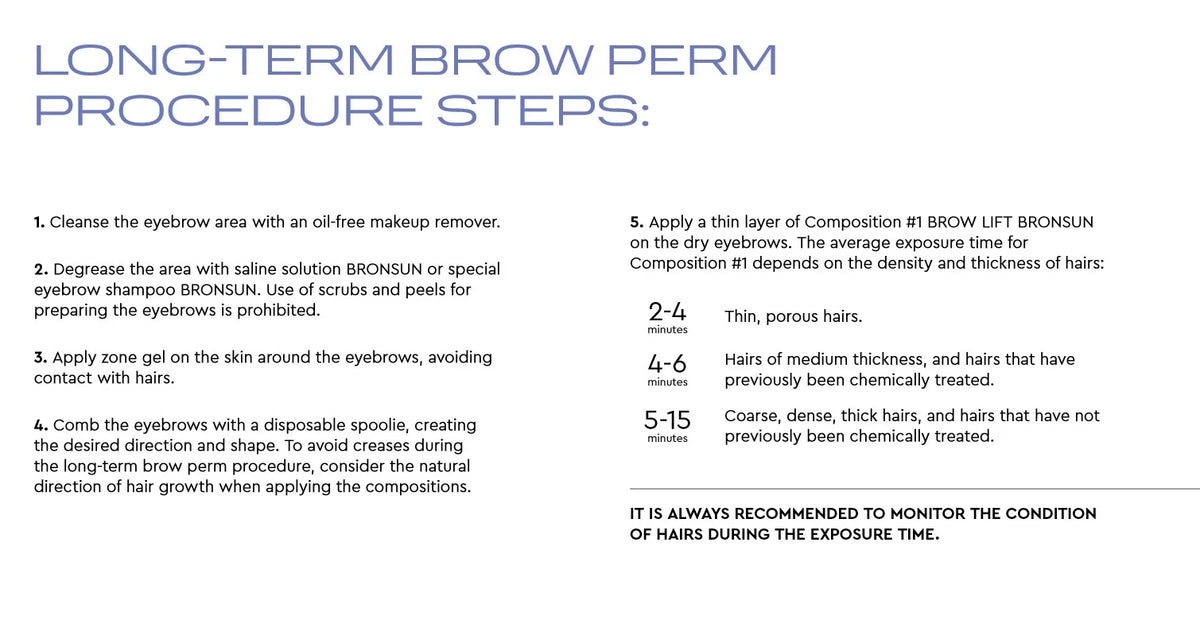 Bronsun Brow Perm SET
