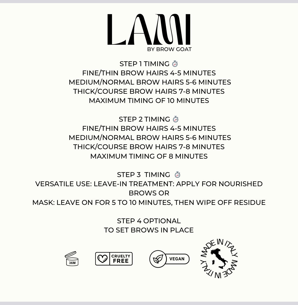 Lami by brow goat