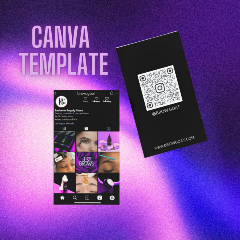 Canva business card template