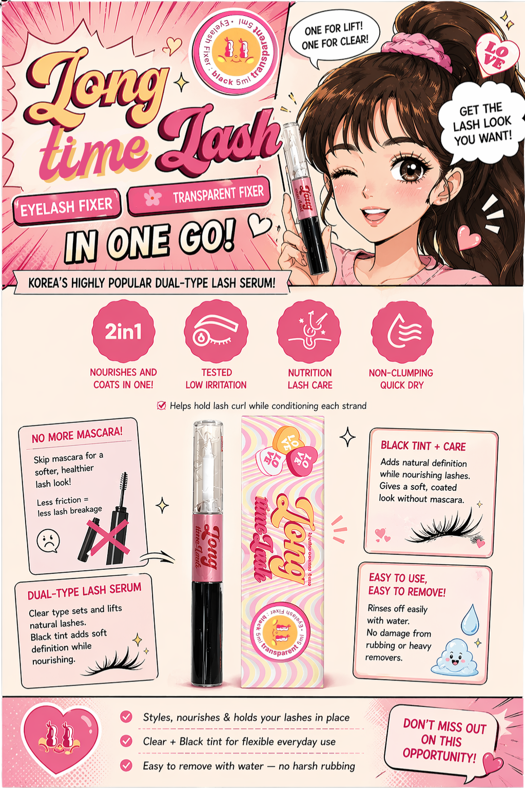 Long time Lash serum